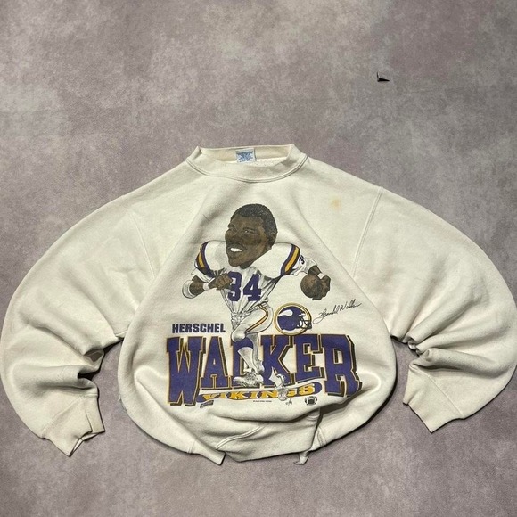 The Unbranded Brand Other - Vintage 90s Minnesota Vikings Caricature Crewneck
